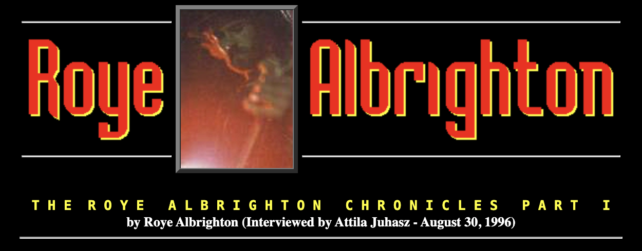 Roye Albrighton Chronicles Part 1